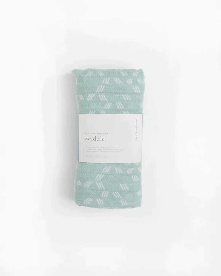 little unicorn Cotton Muslin Swaddle Blanket