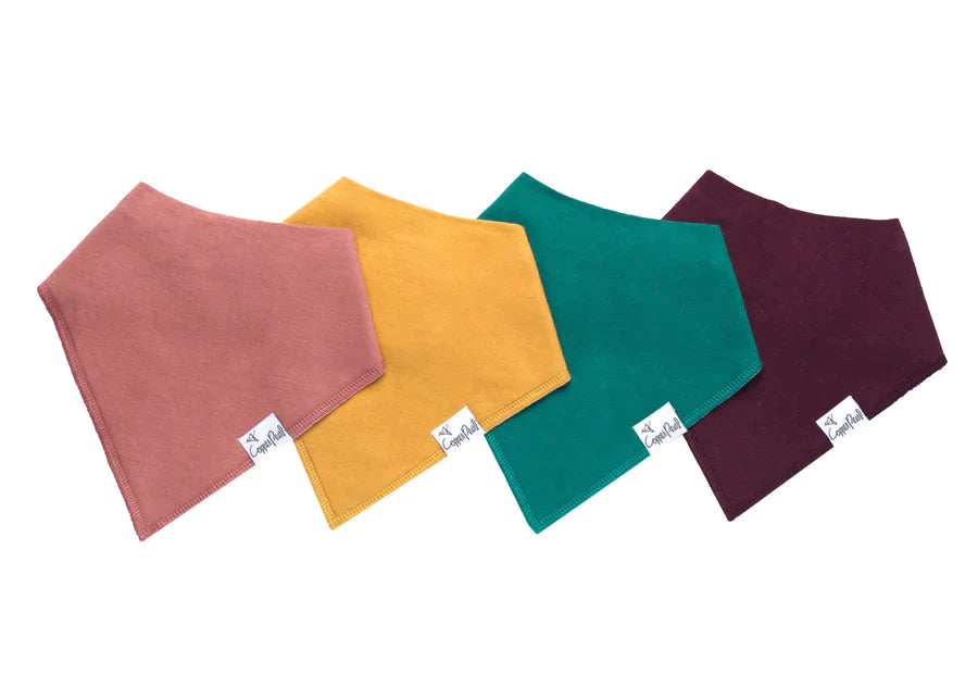 Copper Pearl Bandana Bib 4 Pk