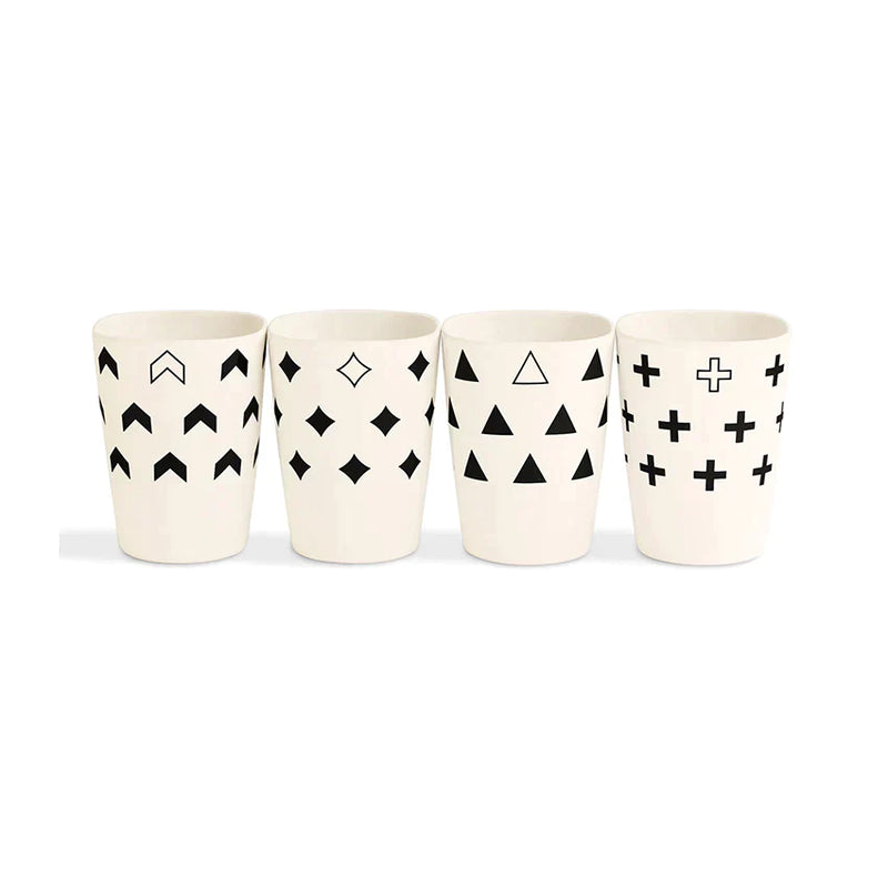 Bamboo Fiber Cup Set of 4