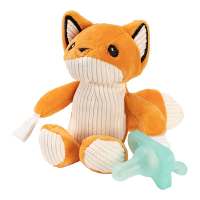 Lovey Pacifier & Teether Holder, 0-6m, Fox