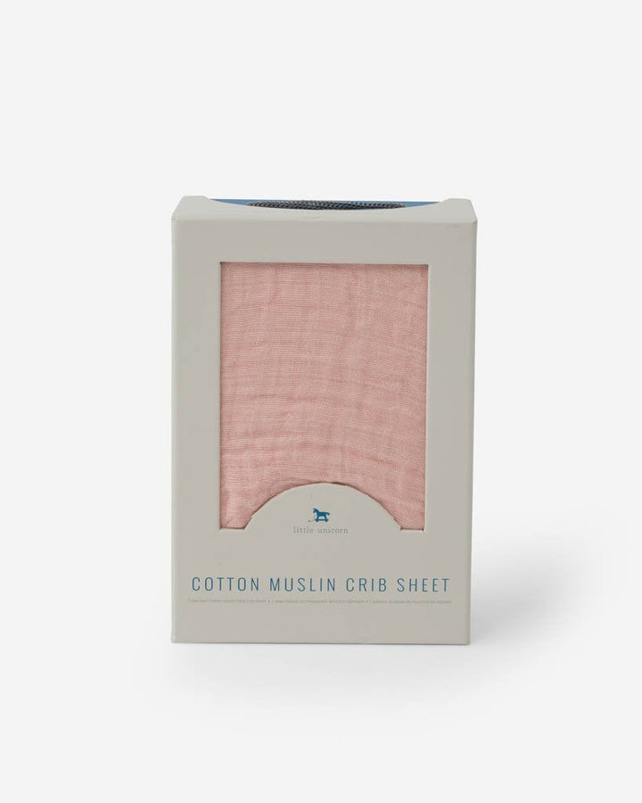 little unicorn Little Unicorn Cotton Muslin Crib Sheet