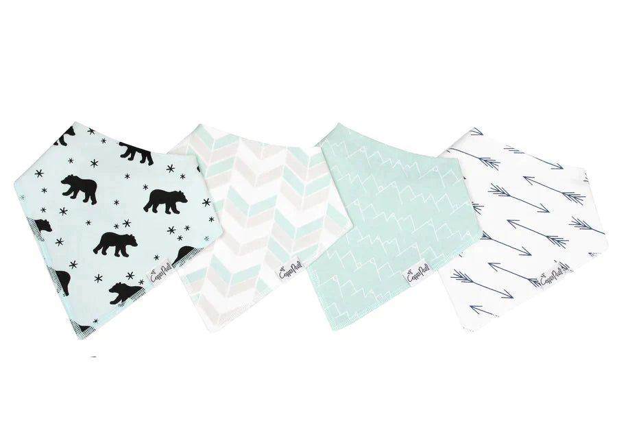 Copper Pearl Bandana Bib 4 Pk