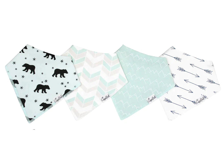 Copper Pearl Bandana Bib 4 Pk