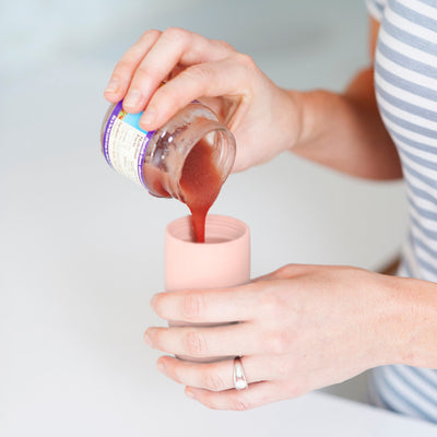 SQUIRT Baby Food Dispensing Spoon Pink