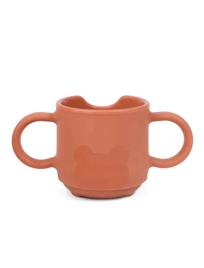 Silicone Baby Drinking Cup Rust