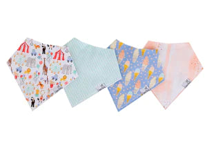 Copper Pearl Bandana Bib 4 Pk