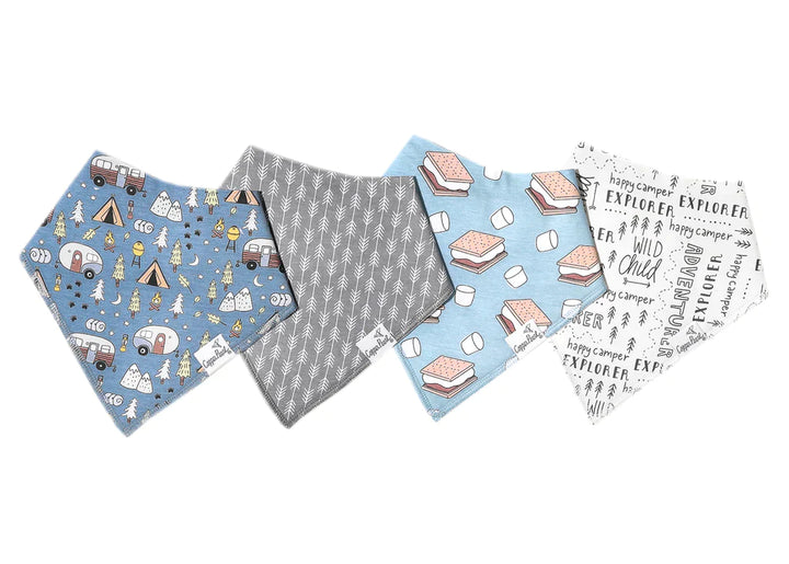 Copper Pearl Bandana Bib 4 Pk