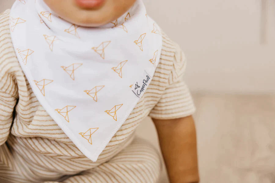 Copper Pearl Bandana Bib 4 Pk