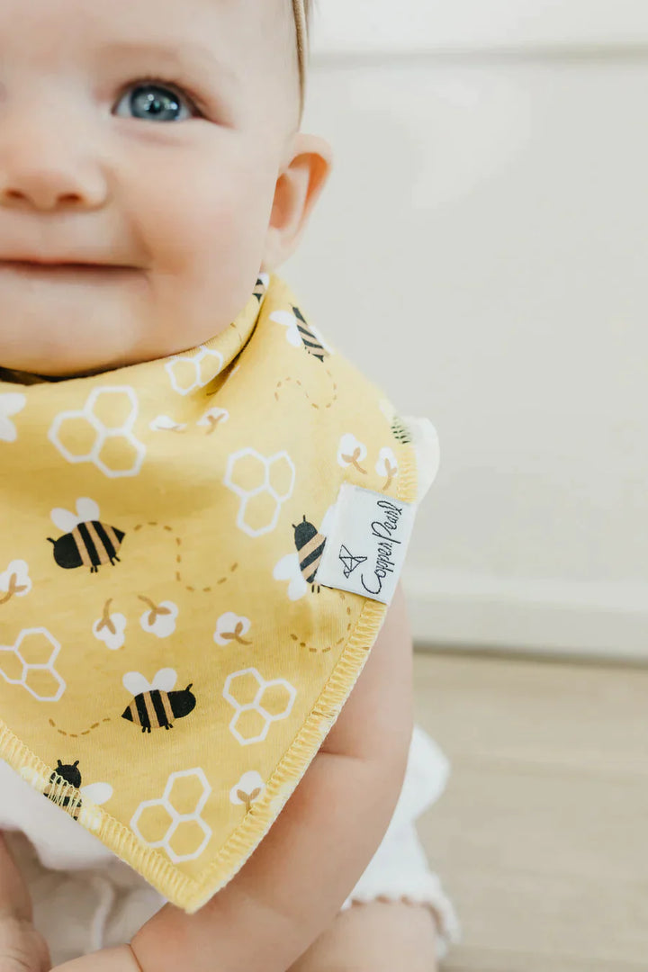 Copper Pearl Bandana Bib 4 Pk