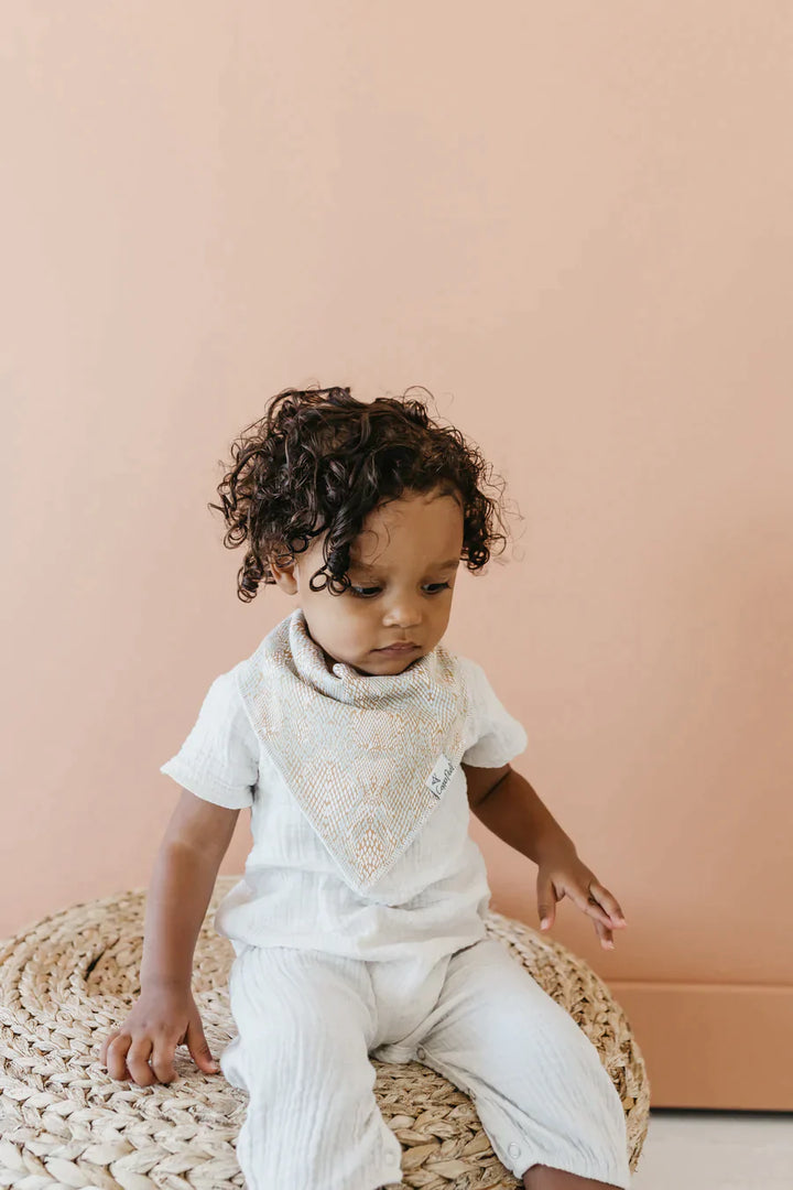 Copper Pearl Bandana Bib 4 Pk