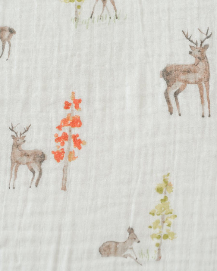 little unicorn Cotton Muslin Swaddle Blanket