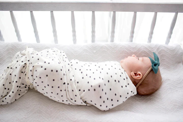 Copper Pearl Knit Swaddle Blanket