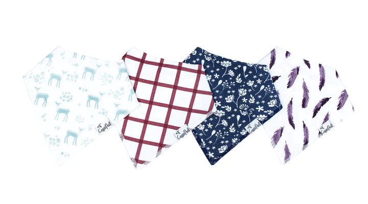 Copper Pearl Bandana Bib 4 Pk