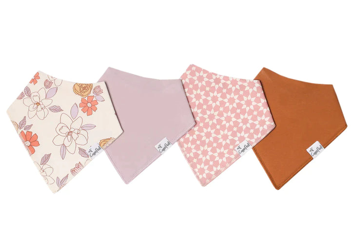 Copper Pearl Bandana Bib 4 Pk