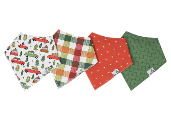 Copper Pearl Bandana Bib 4 Pk