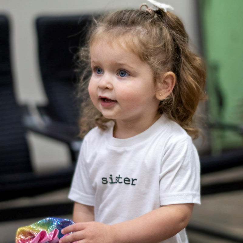 Kidcentral Essentials-Infant T-Shirt  Sister White 18-24M