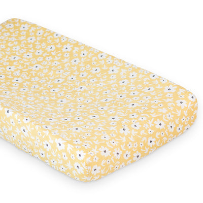 Change Pad Cover - Change Pad Cover  - Yellow Wildflowers
