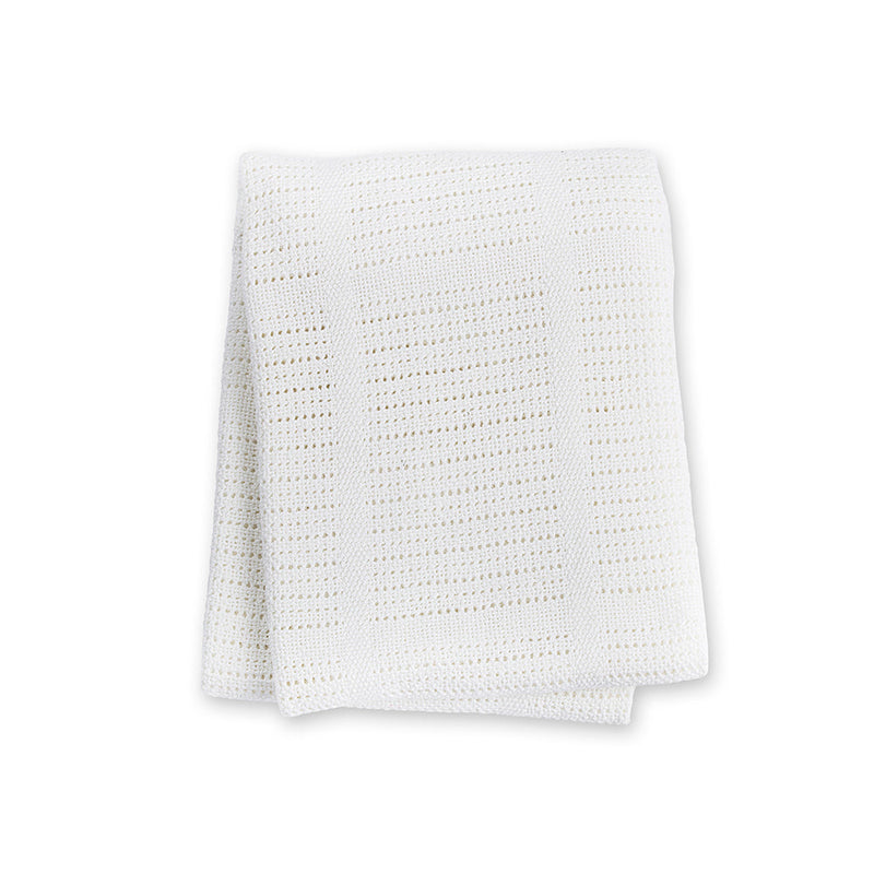 Cellular Blanket Cotton White