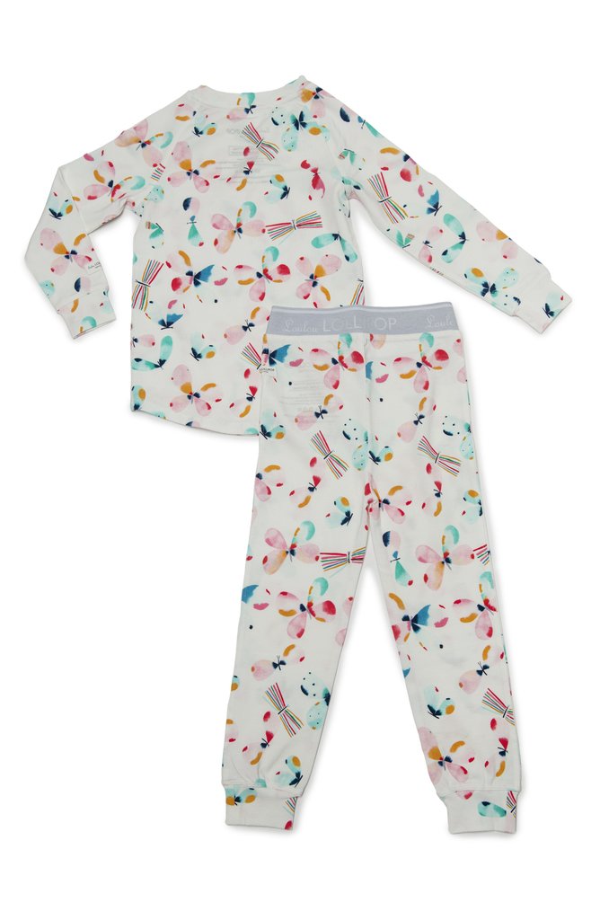 2-Pc Pajama Set In TENCEL™  Butterfly 2T
