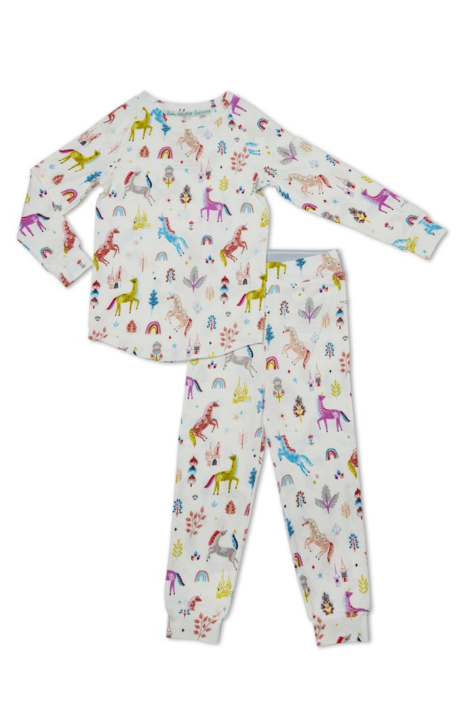 2-Pc Pajama Set In TENCEL™ Unicorn Dream 4T