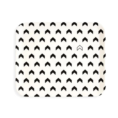 Bamboo Fiber Large Plate Chevron
