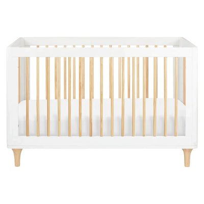 Lolly 3-in-1 Convertible Crib  White/Natural