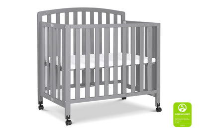 Dylan Folding Portable 3-in-1 MiniCrib /TwinBed-Grey
