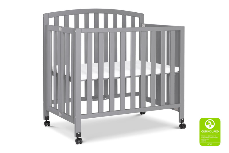 Dylan Folding Portable 3-in-1 MiniCrib /TwinBed-Grey