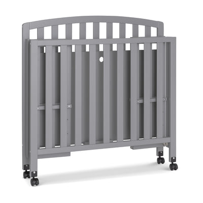 Dylan Folding Portable 3-in-1 MiniCrib /TwinBed-Grey