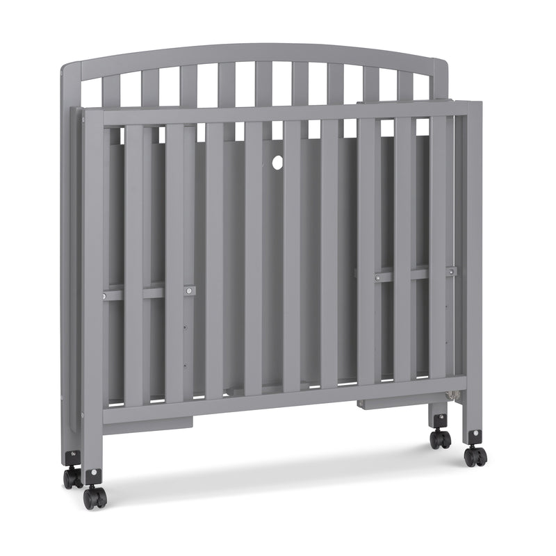 Dylan Folding Portable 3-in-1 MiniCrib /TwinBed-Grey