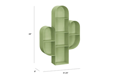 Cactus Bookcase Sage Green