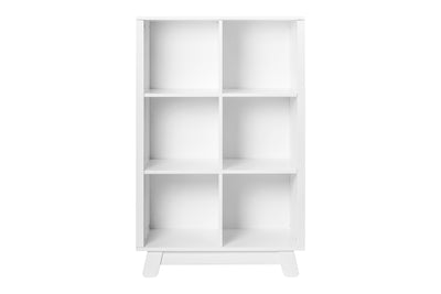 Hudson Cubby Bookcase  White