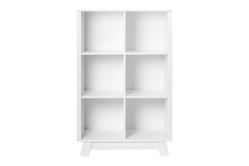 Hudson Cubby Bookcase  White