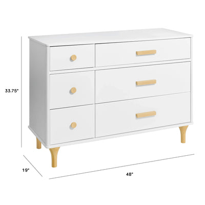 Lolly 6-Dr Double Dresser White/Natural