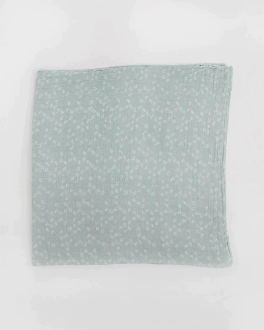 little unicorn Cotton Muslin Swaddle Blanket