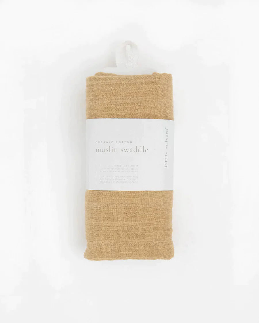 little unicorn Little Unicorn - Organic Cotton Muslin Swaddle Blanket Organic