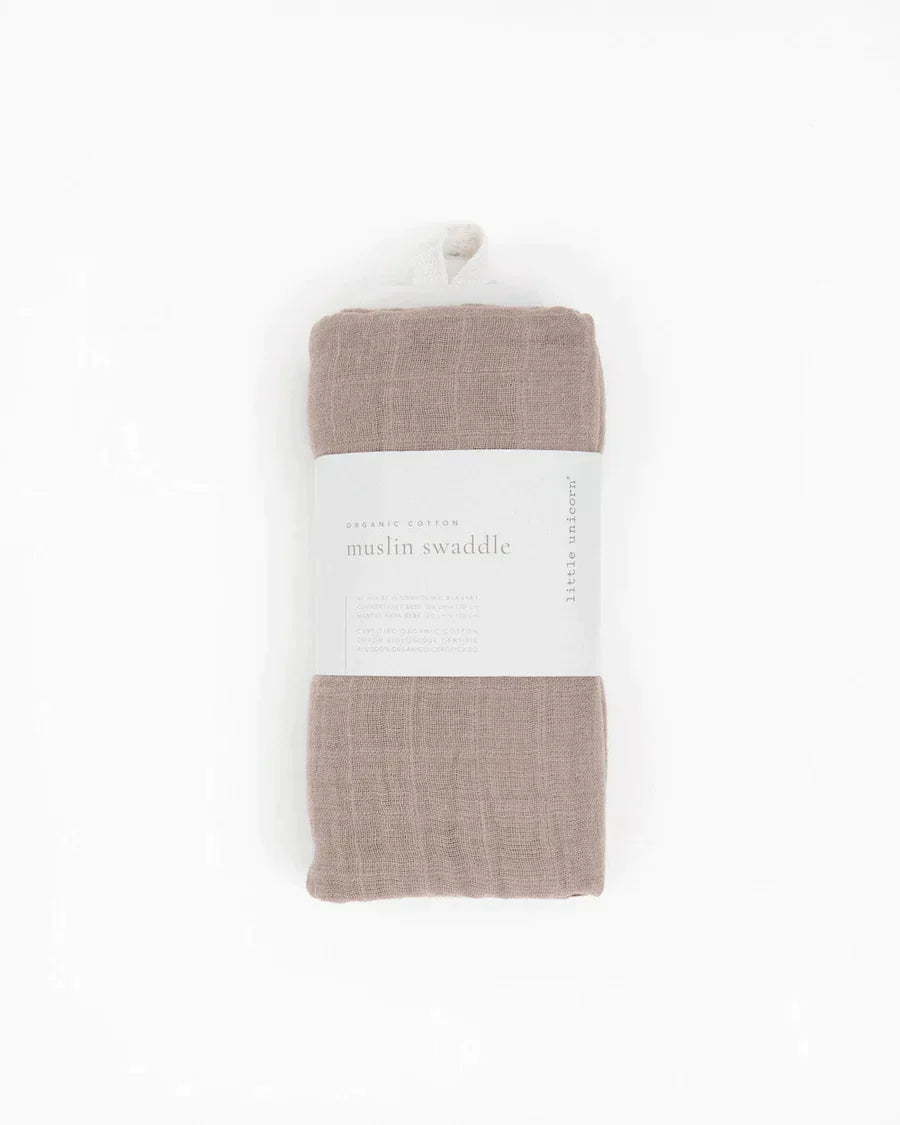 little unicorn Little Unicorn - Organic Cotton Muslin Swaddle Blanket Organic