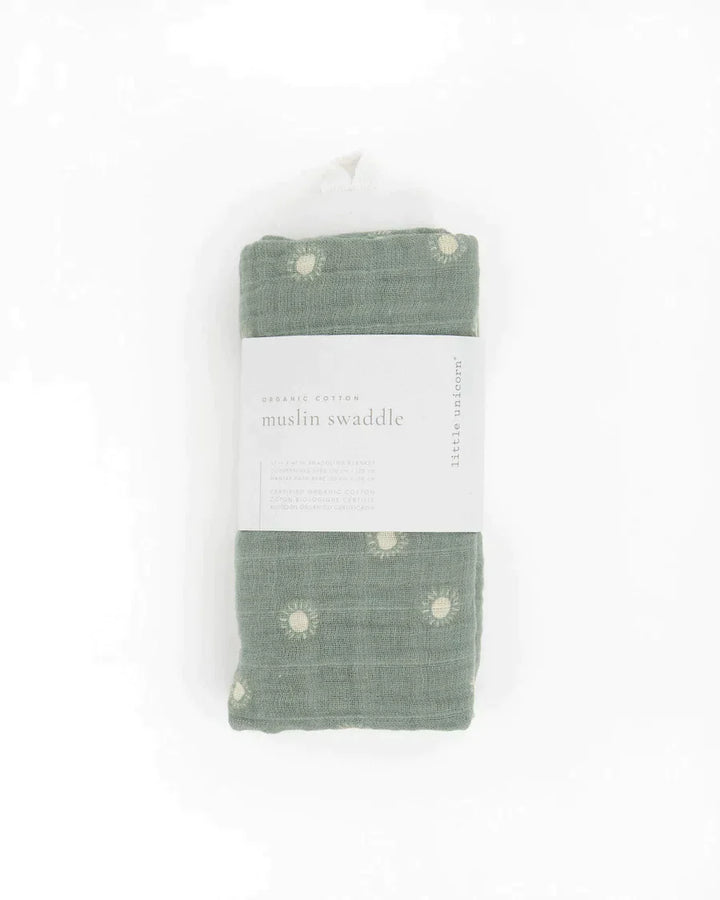 little unicorn Little Unicorn - Organic Cotton Muslin Swaddle Blanket Organic