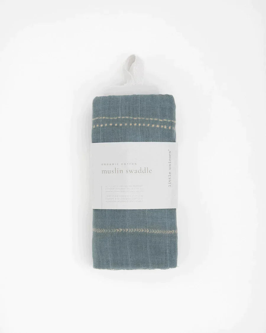 little unicorn Little Unicorn - Organic Cotton Muslin Swaddle Blanket Organic