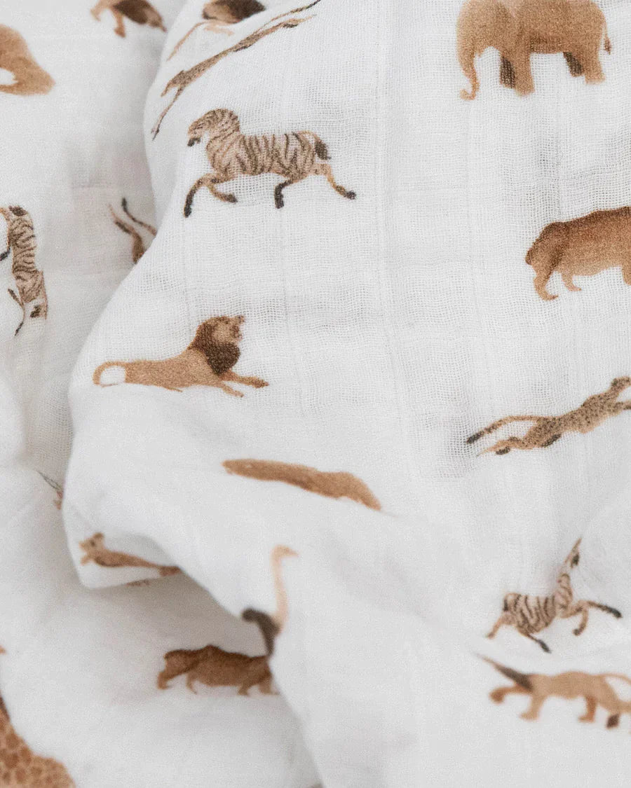 little unicorn Little Unicorn - Organic Cotton Muslin Swaddle Blanket Organic