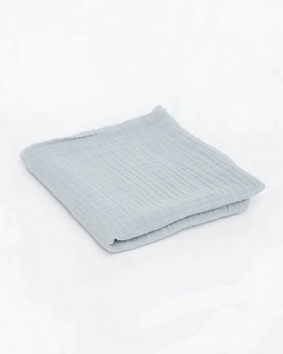 Organic Cotton Muslin Swaddle Blanket - White Sage