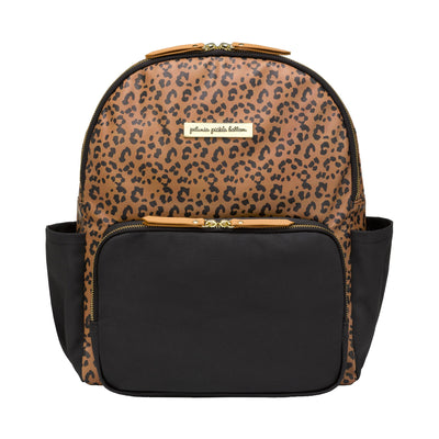 District Backpack 5 Piece Set - Leopard Leatherette
