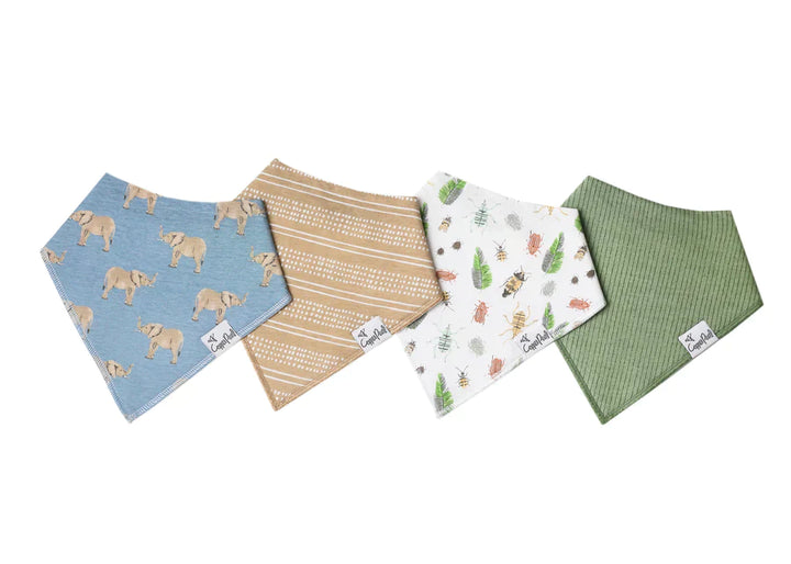 Copper Pearl Bandana Bib 4 Pk