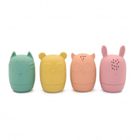 Siliqueeze Bath Toys 4pk