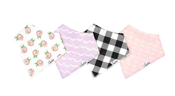 Copper Pearl Bandana Bib 4 Pk
