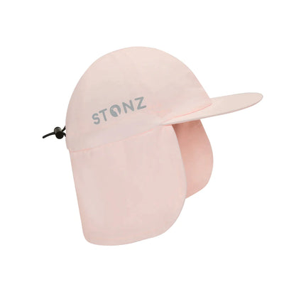 Flap Cap - Haze Pink 0-9M