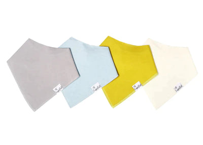 Bandana Bib (4 Pk) Stone