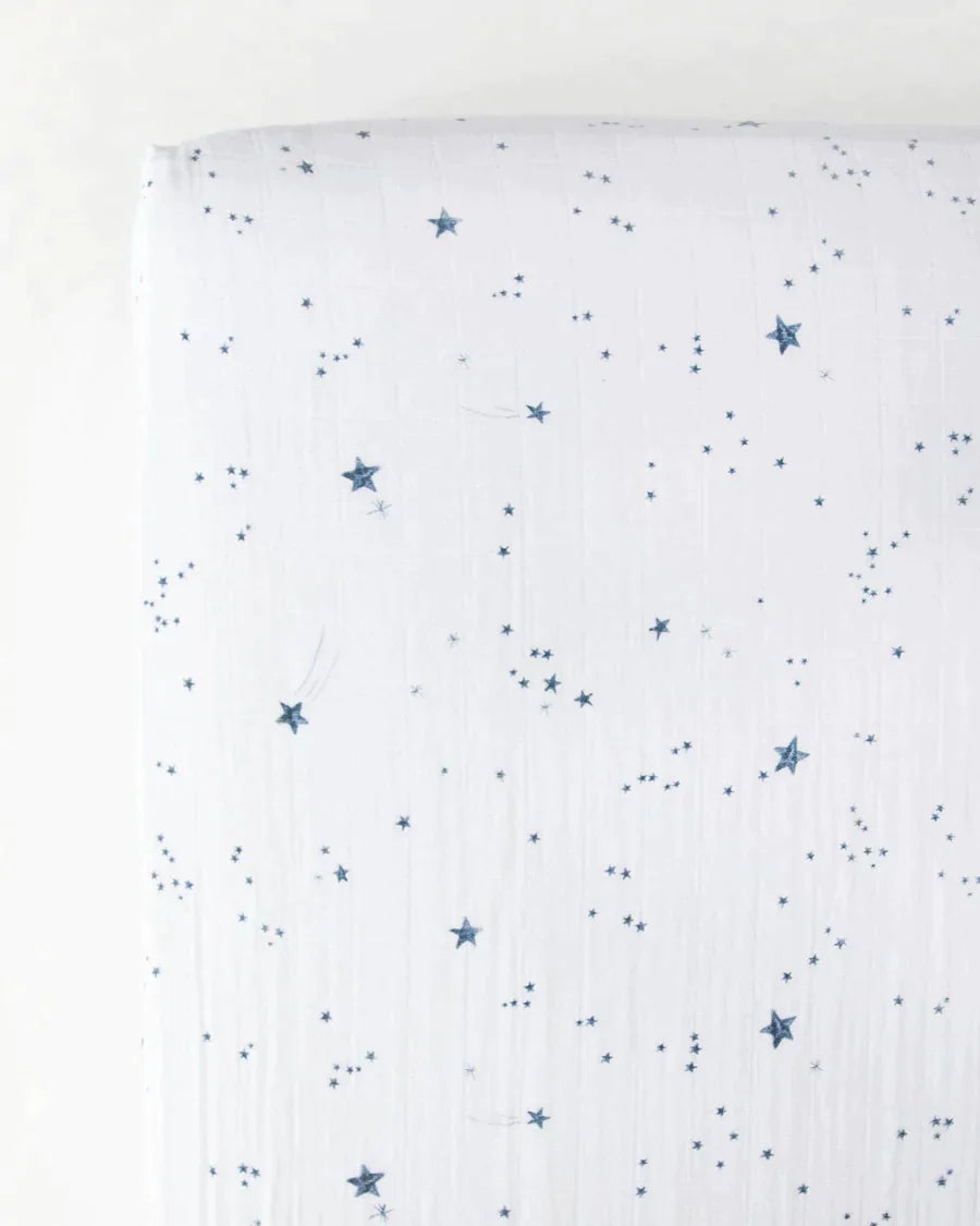 little unicorn Little Unicorn Cotton Muslin Crib Sheet