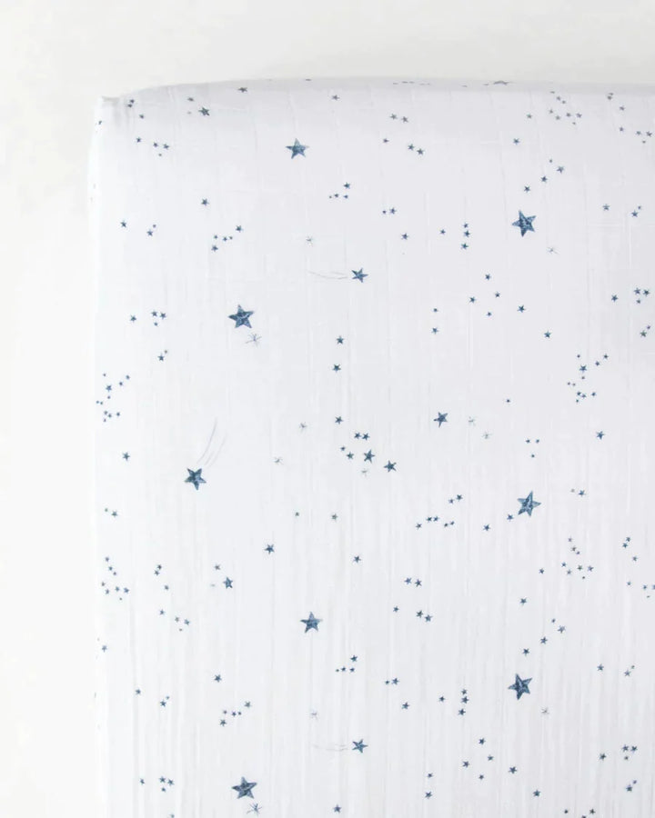 little unicorn Little Unicorn Cotton Muslin Crib Sheet