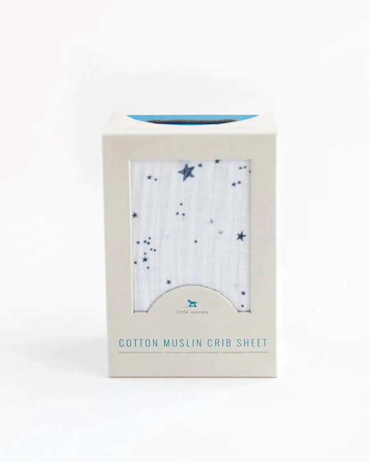 little unicorn Little Unicorn Cotton Muslin Crib Sheet